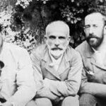 Ricardo Rubio, Francisco Giner de los Ríos y Manuel B. Cossío