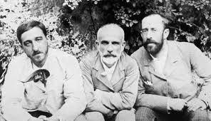 Ricardo Rubio, Francisco Giner de los Ríos y Manuel B. Cossío